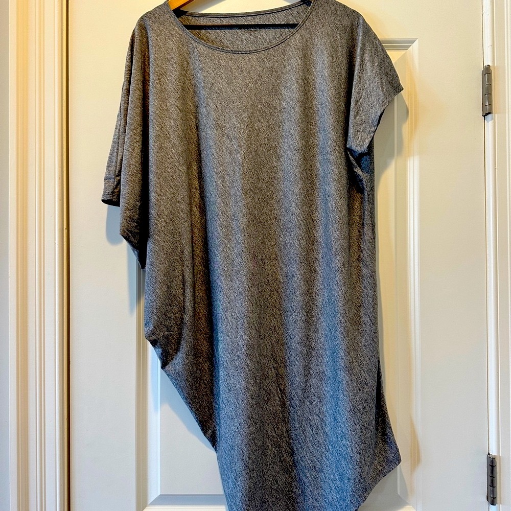 Athleta Heather Gray Sunlover Hilo Asymmetrical UPF Women's Dress